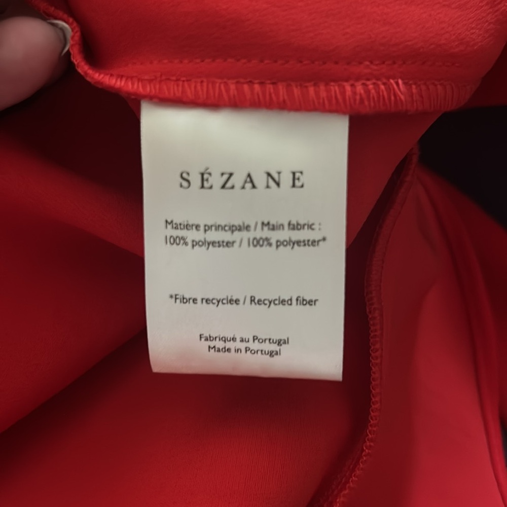Sezane Daniella Dress Rouge - Size 46 - Picture 6 of 7